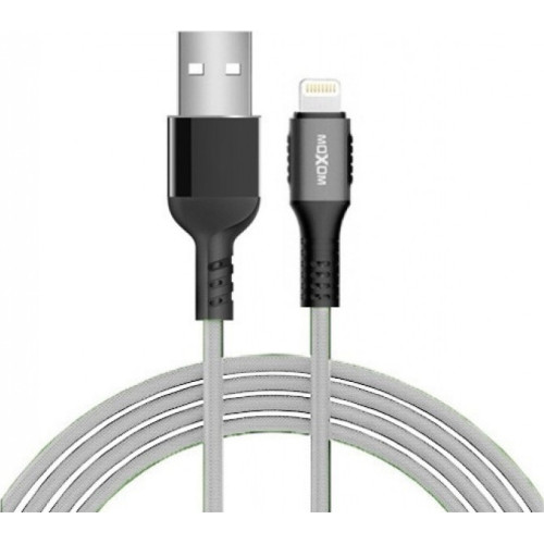 Moxom MX-CB43 Braided USB to Lightning Cable Μαύρο 3m
