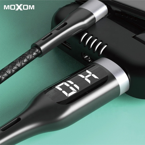 Moxom MX-CB39 Braided USB to Lightning Cable Μαύρο 1m