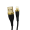 Moxom MX-CB64 Braided USB-A to Lightning Cable Μαύρο 2m