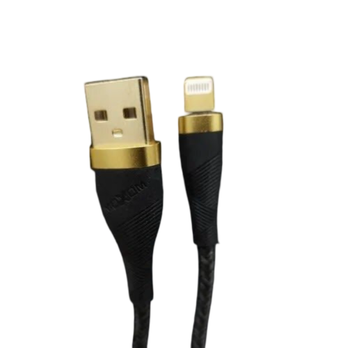 Moxom MX-CB64 Braided USB-A to Lightning Cable Μαύρο 2m