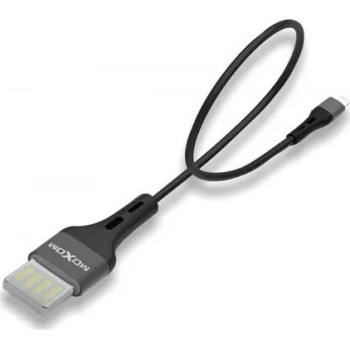 Moxom MX-CB07 USB to Lightning Cable Μαύρο 0.2m