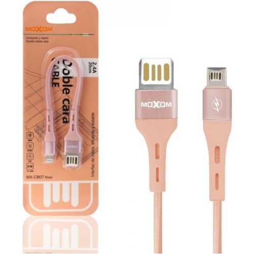 Moxom MX-CB07 USB to Lightning Cable Μαύρο 0.2m