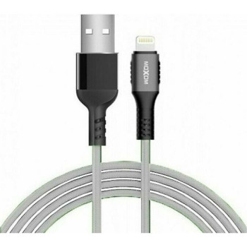 Moxom MX-CB43 Braided USB 2.0 Cable USB-C male - Γκρι 3m
