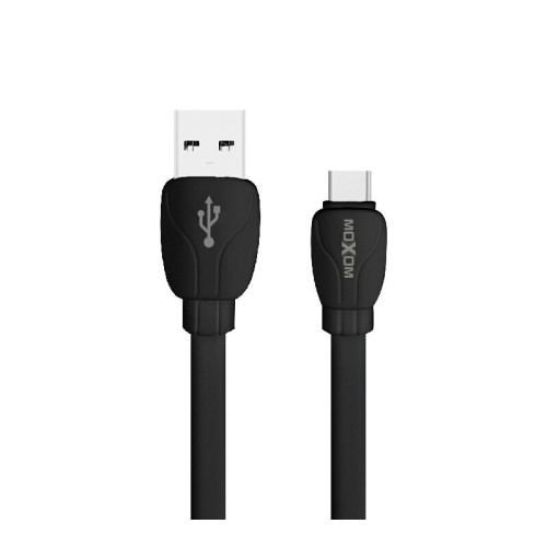 Moxom MX-CB18 Regular USB 2.0 to micro USB Cable Μαύρο 1m