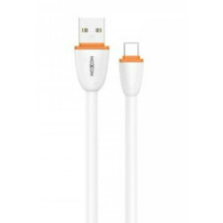Moxom MX-CB96 Flat USB to Lightning Cable Λευκό 1m