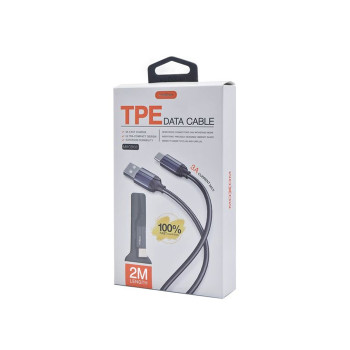 Moxom USB 2.0 Cable USB-C male - USB-A Μαύρο 2m (MX-CB108)