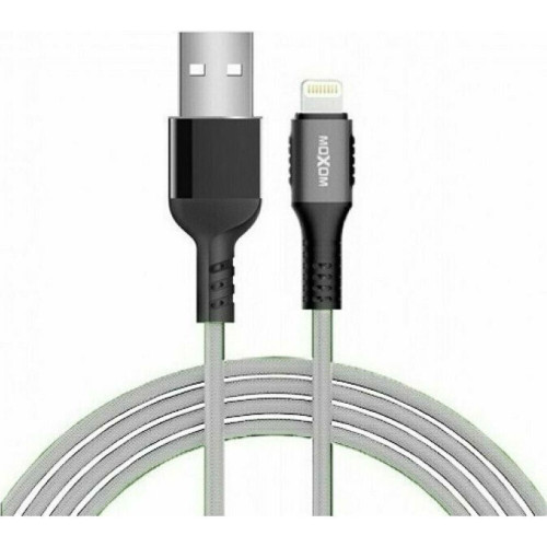 Moxom MX-CB43 Braided USB 2.0 Cable USB-C male - USB-A Μαύρο 3m