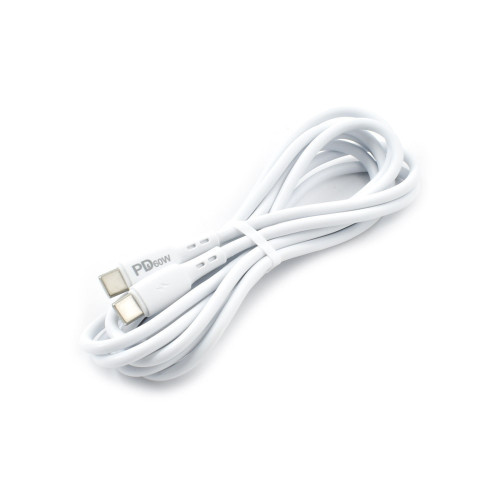 Moxom MX-CB135 USB 2.0 Cable USB-C male - USB-C 60W Λευκό 2m
