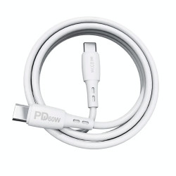 Moxom MX-CB134 USB 2.0 Cable USB-C male - USB-C 60W Λευκό 1m