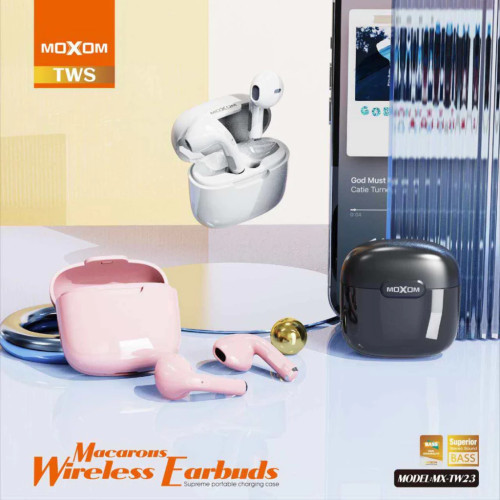 Moxom MX-TW19 Capsule TWS Wireless Earbuds White