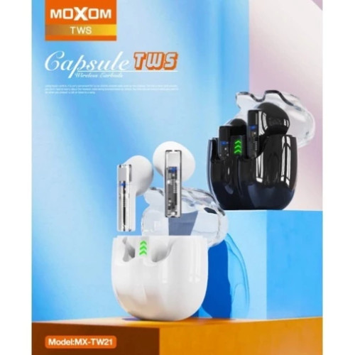 Moxom MX-TW19 Capsule TWS Wireless Earbuds White