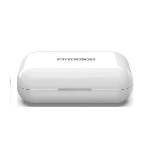Fineblue Flypods J10 Earbud Bluetooth Handsfree Ακουστικά με Θήκη Φόρτισης White Case