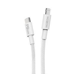 Moxom MX-CB136 USB-C to Lightning Cable 30W Λευκό 1m