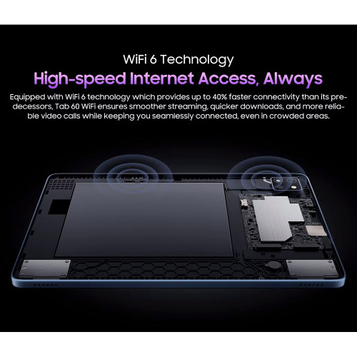 Blackview Octa Core Tablet 10.1′ (4GB+128GB) TAB60 Wifi Android 14 Grey