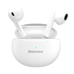 Blackview BT5.3 TWS Airbuds 6 With Charging Dock White