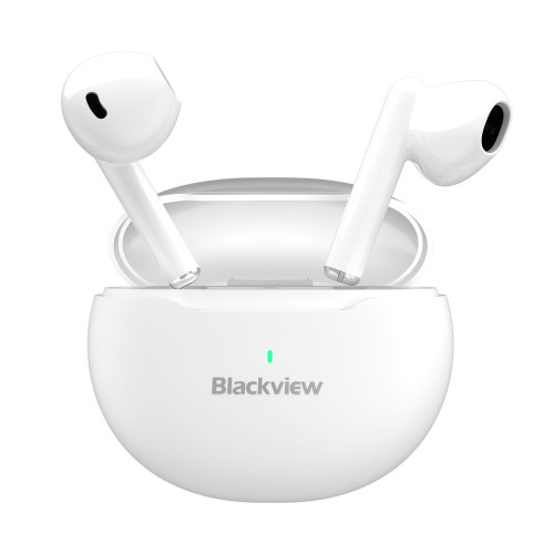 Blackview BT5.3 TWS Airbuds 6 With Charging Dock White