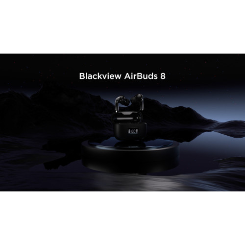 Blackview BT5.3 ANC+4MIC Airbuds 8 With Charging Dock Black