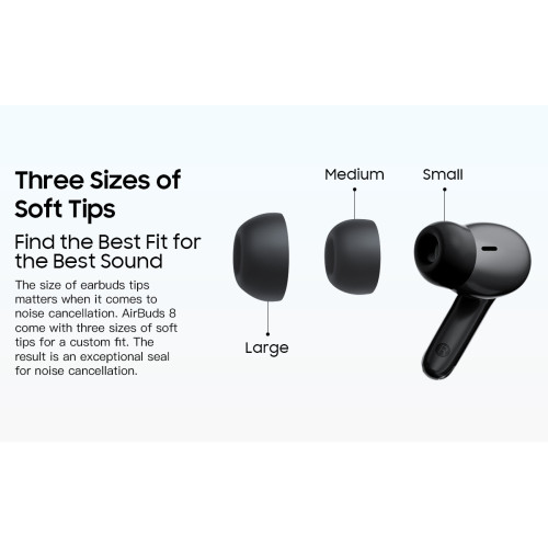 Blackview BT5.3 ANC+4MIC Airbuds 8 With Charging Dock Black