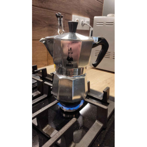 Bialetti Moka Express Μπρίκι Espresso 3cups Ασημί