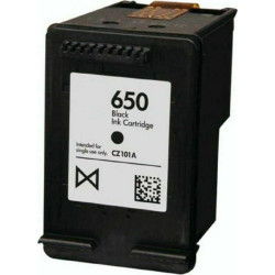 VS Συμβατό Μελάνι Εκτυπωτή InkJet HP 650XL CZ101AE 790 Σελίδων 12ml Μαύρο