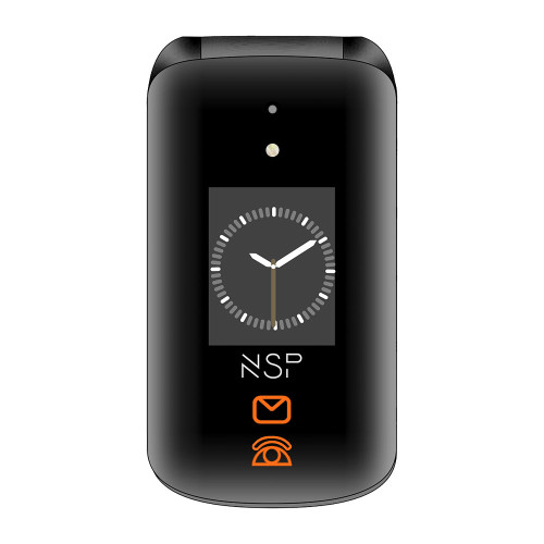 ΚΙΝΗΤΟ ΜΕ ΠΛΗΚΤΡΑ NSP 2700DS 2G FLIP 2.8" 64MB/128MB DUAL SIM RADIO-MP3/MP4 SOS BUTTON BLACK GR