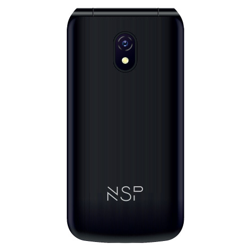 ΚΙΝΗΤΟ ΜΕ ΠΛΗΚΤΡΑ NSP 2600DS 2G FLIP 2.4" 32MB/32MB DUAL SIM RADIO-MP3/MP4 SOS BUTTON BLACK GR