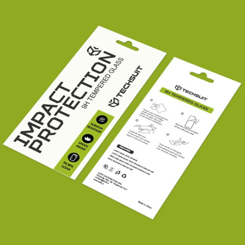 Techsuit Full Glue Full Face Tempered Glass Μαύρο (Xiaomi Redmi 14C)