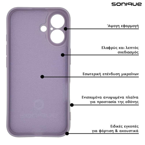 Θήκη Σιλικόνης My Colors Sonique Xiaomi Redmi 15c 4g Redmi 15c 5g Poco C85 4g Βιολετί