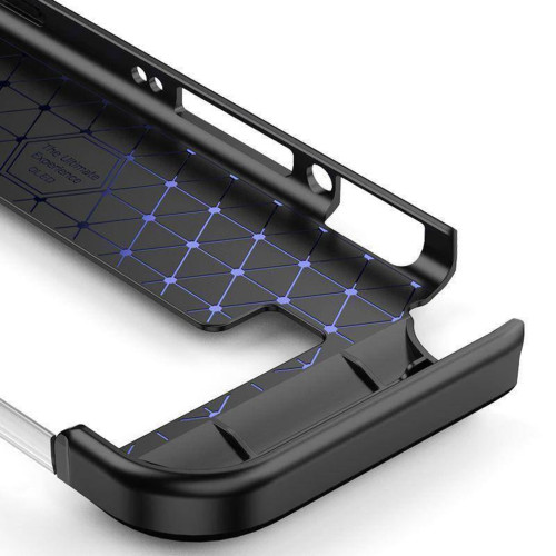 NINTENDO SWITCH OLED Tech-Protect TPU Carbon Case Μαύρο