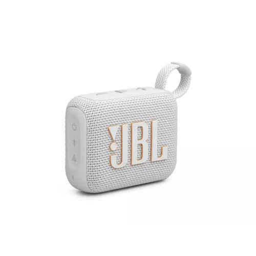 JBL Go 4 Αδιάβροχο Ηχείο Bluetooth 4.2W με Διάρκεια Μπαταρίας έως 7 ώρες Λευκό