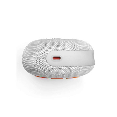 JBL Clip 5 Αδιάβροχο Ηχείο Bluetooth 7W με Διάρκεια Μπαταρίας έως 12 ώρες Λευκό