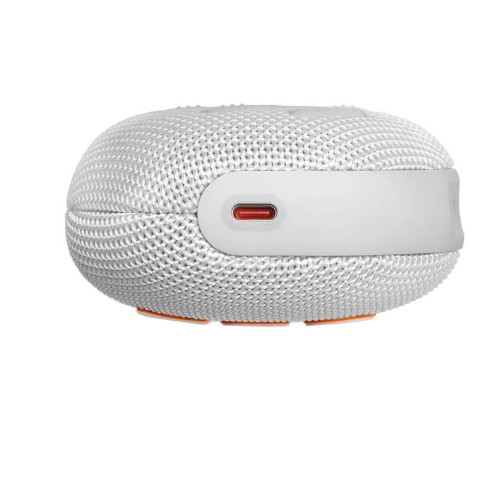 JBL Clip 5 Αδιάβροχο Ηχείο Bluetooth 7W με Διάρκεια Μπαταρίας έως 12 ώρες Λευκό