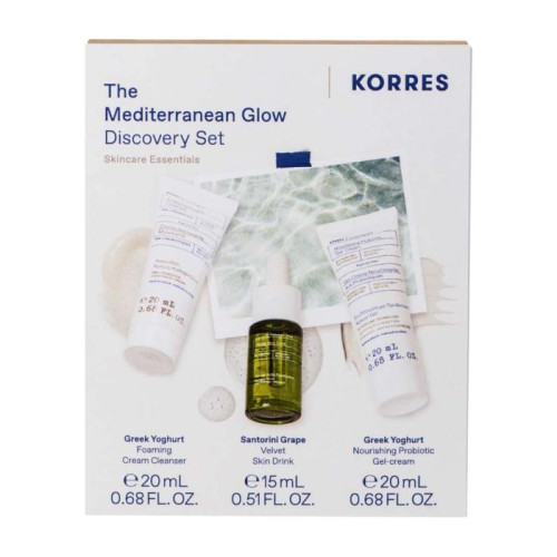 Korres The Mediterranean Glow Discovery Set Skincare Essentials - Σετ Περιποίησης για Ενυδάτωση & Λάμψη