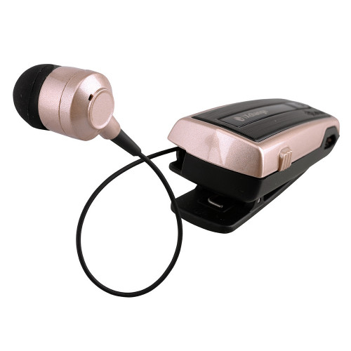 Ακουστικό Επαναφερόμενο BT με δόνηση iXchange UA28 V2.0 Χρυσό