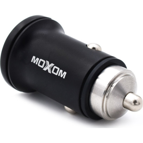 Moxom Φορτιστής Αυτοκινήτου 33W 3.6A με Θύρες: 1xUSB 1xType-C Μαύρος
