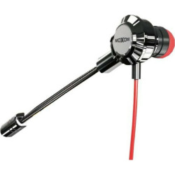 Moxom MX-EP24 GM In Ear Gaming Headset με σύνδεση 3.5mm Κόκκινο
