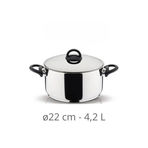 Χύτρα Ν.22 4,2L Homebliss Pyramis 18/10 INOX