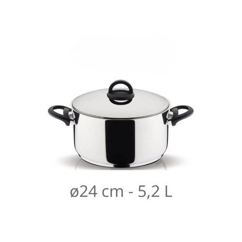 Χύτρα Ν.24 5,2L Homebliss Pyramis 18/10 INOX