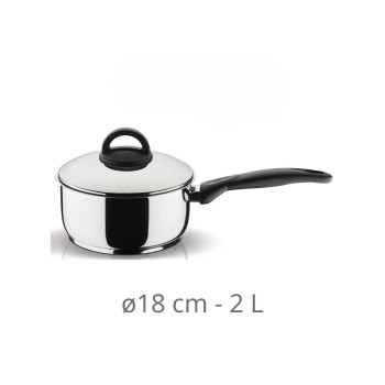 Κατσαρόλι Ν.18 2L Homebliss Pyramis 18/10 INOX