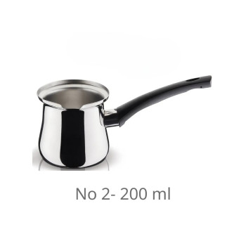 Μπρίκι Νο2 200ml Homebliss Pyramis 18/10 Inox