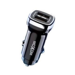 Moxom Φορτιστής Αυτοκινήτου 36W 3A με Θύρες: 2xUSB Μαύρος