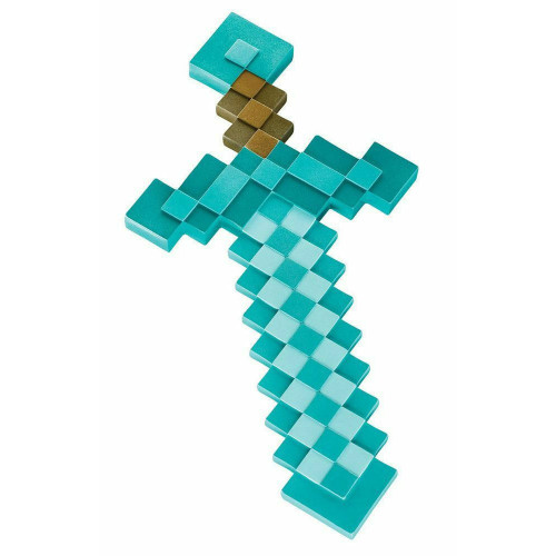 Disguise Minecraft: Plastic Diamond Sword Σπαθί Ρεπλίκα μήκους 51εκ.