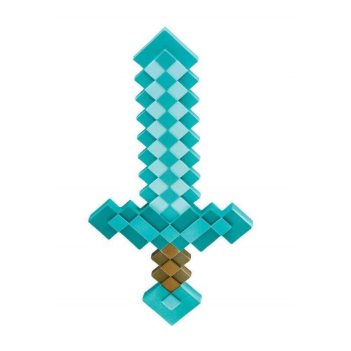 Disguise Minecraft: Plastic Diamond Sword Σπαθί Ρεπλίκα μήκους 51εκ.