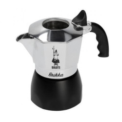 Bialetti Brikka Μπρίκι Espresso Mocca 4cups Ασημί 