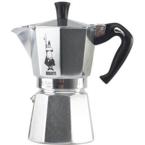 Bialetti Moka Express Μπρίκι Espresso 6cups Ασημί