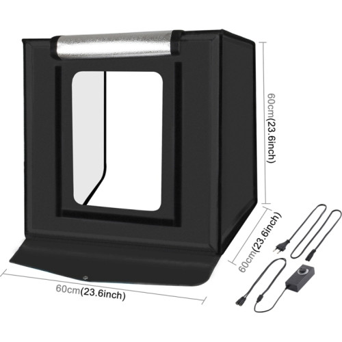 Puluz Photo Box Φωτιζόμενο με Πολλαπλά Backround 36W 60x60x60cm