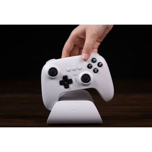 8Bitdo Ultimate with Charging Dock Ασύρματο Gamepad για Android / PC Λευκό