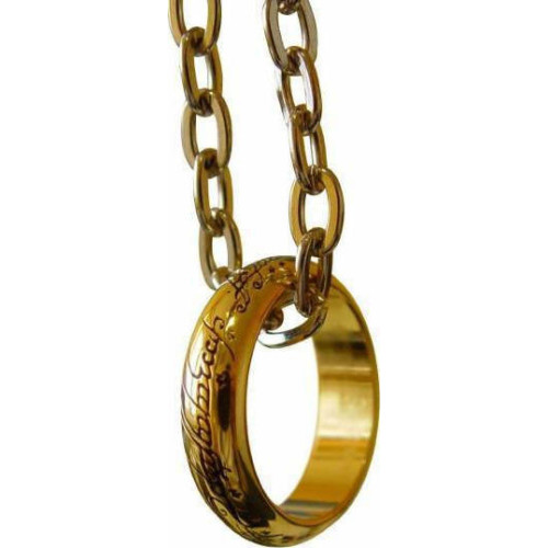 The Noble Collection Lord of the Rings: The One Ring Gold Plated Κρεμαστό Ρεπλίκα