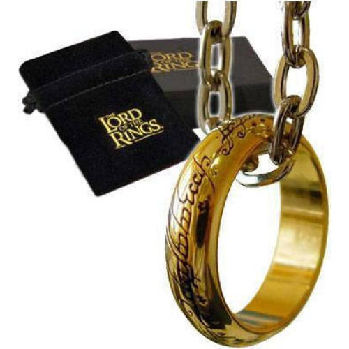 The Noble Collection Lord of the Rings: The One Ring Gold Plated Κρεμαστό Ρεπλίκα