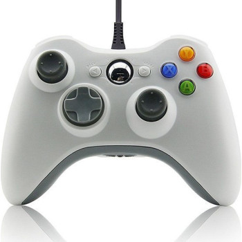 Ενσύρματο Gamepad για Xbox 360 Λευκό